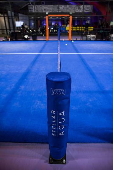 Moscow Padel Day I, апрель: детали и брендинг площадки