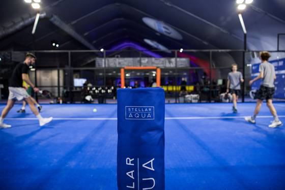 Moscow Padel Day I, апрель: детали и брендинг площадки
