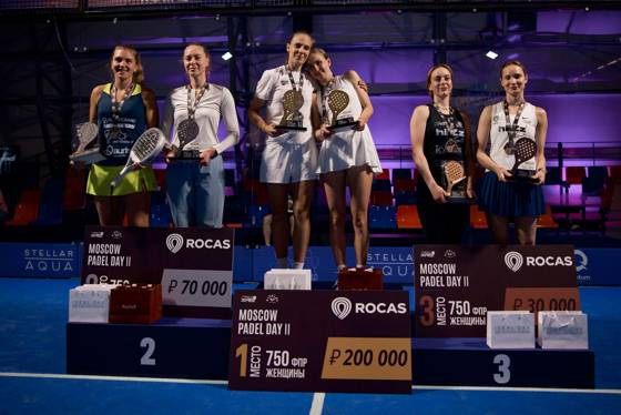 Moscow Padel Day II, июнь: награждение победителей