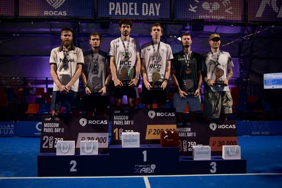 Moscow Padel Day II, июнь: награждение победителей